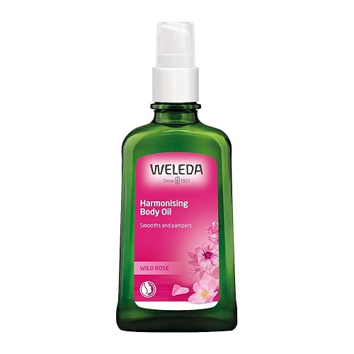 Weleda Pampering Wild Rose Body and Beauty Oil, 3.4 Fluid Ounce, Plant Rich Body and Beauty Oil with Wild Rose, Sweet Almond and Jojoba Oils - 3.4 Fl Oz (Pack of 1)