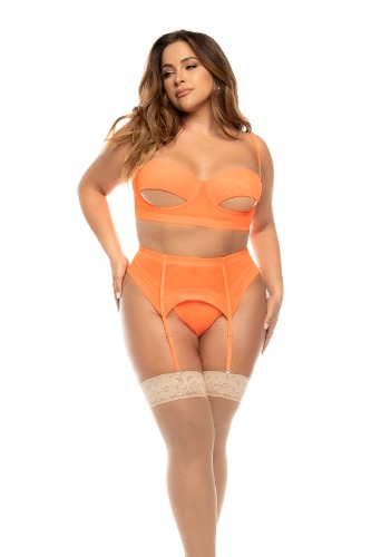 Mapale 8828X Plus Size Sasha Three Piece Set - 3/4X / Jade