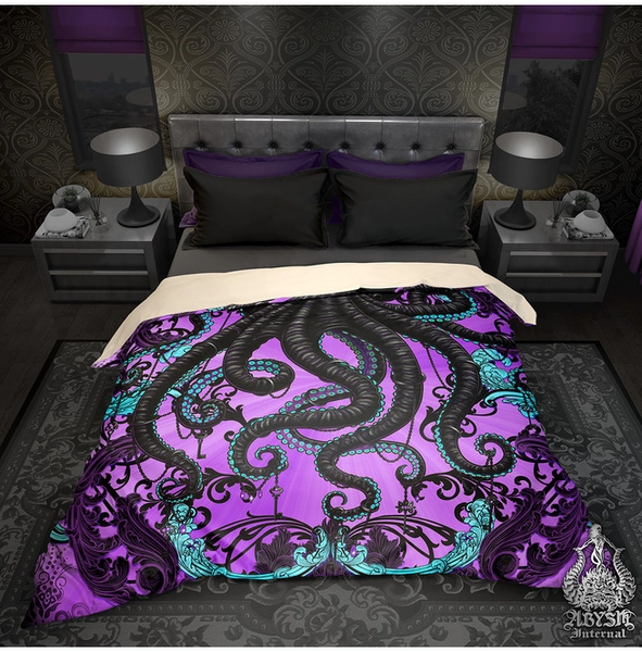 Rebels Market Gothic Octopus Duvet Cover