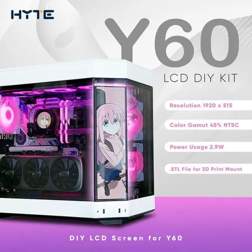 HYTE Y60 LCD DIY Kit - Screen for Y60