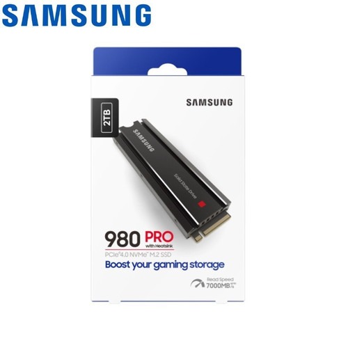 Samsung SSD 980 PRO M.2 Pcie Nvme Gen4 2TB With Heatsink