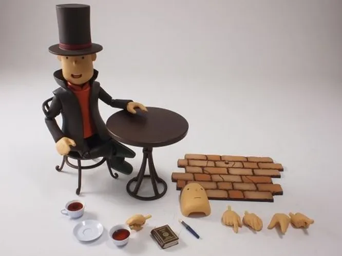 Revoltech Professor Layton action figure 