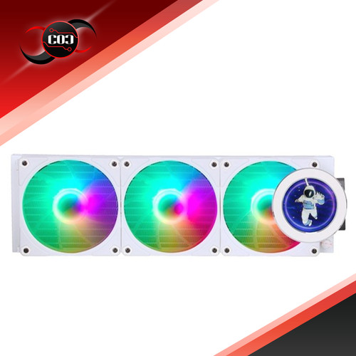 PRIME PREMIUM ANIMA 360MM WHITE - Liquid Cooler LCD Display Custom