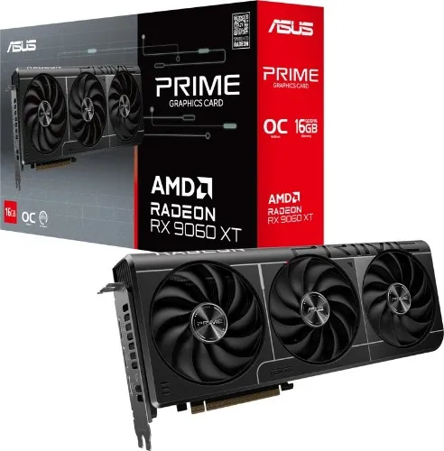 ASUS Prime Radeon RX 9060 XT 16GB OC Videokaart