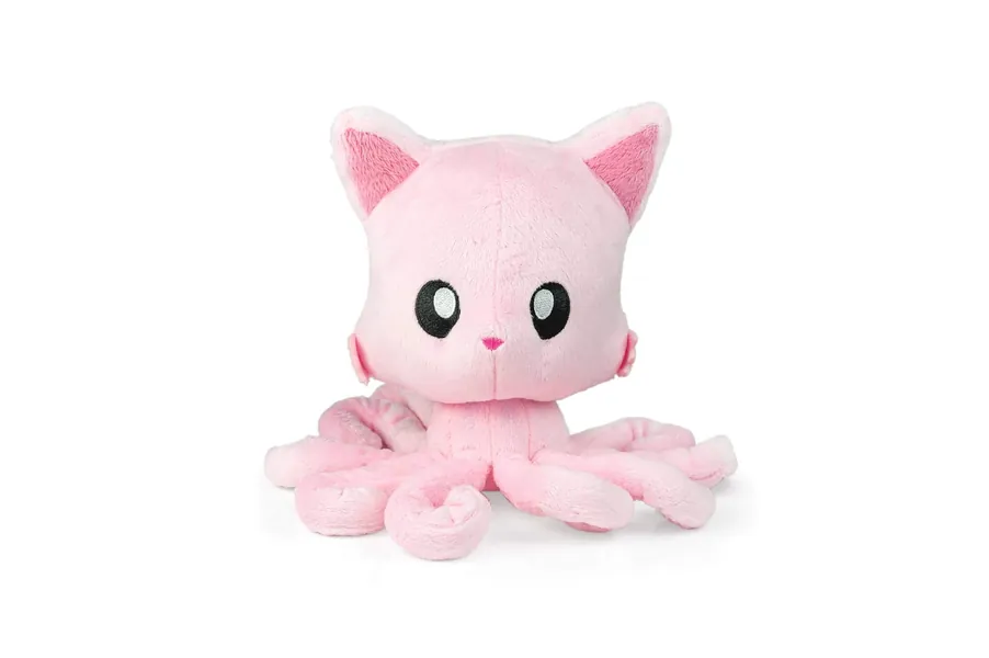 Tentacle Kitty Cotton Candy Scented Pink Plush Collectible | Measures 8 Inches Tall | Adorable - 