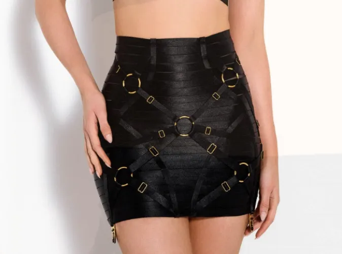 Harness garter belt skirt Bordelle New Signature