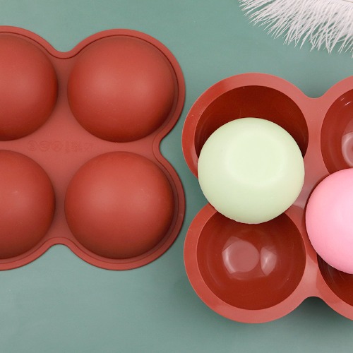 Muffa di cottura del Silicone della Semi sfera muffa della sfera della mezza sfera del cioccolato 3D Cupcake Pan Cake Muffin fai da te attrezzo da cucina - AliExpress 