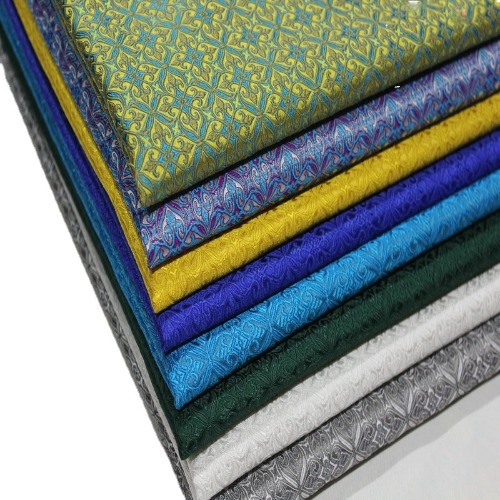 Ampio 75cm denso abito cinese damasco Costume panno finto seta Trim sotto abito materiale materiale tessuto broccato Jacquard fai da te