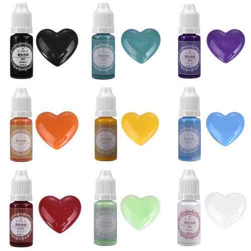 10ML 17 colori resina pigmento resina epossidica pigmenti liquido colorante tintura resina creazione di gioielli