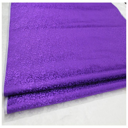 HLQON broccato malt flower tessuto viola patchwork feltro tessuto telas lenzuolo cheongsam vestito bambini cappotto panno 75cm larghezza