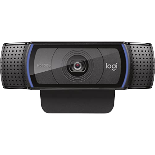 Logitech C920e HD 1080p Mic-Enabled Webcam, certified for Zoom, Microsoft Teams compatible, TAA Compliant + Litra Glow Premium LED Streaming Light with TrueSoft, adjustable monitor mount - Webcam