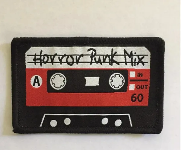 Horror Punk Cassette Tape Patch