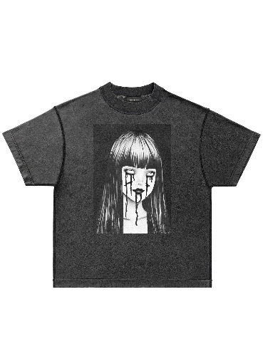 ARNODEFRANCE - T-SHIRT WASHED BLACK 'DEMON FIANCE' — ARNODEFRANCE
