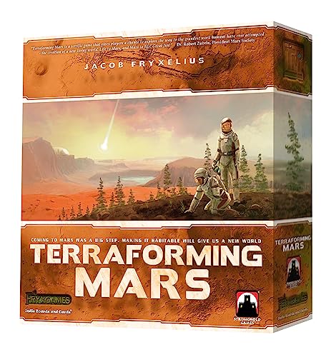 Terraforming Mars Board Game-Award Winning Strategic Space Adventure Game for Family Game Night, Competitive Play&High Replay Value-Adults, Cardboard,Teens&lovers of Board Games by Stronghold Games  - Terraforming Mars (Full Game)