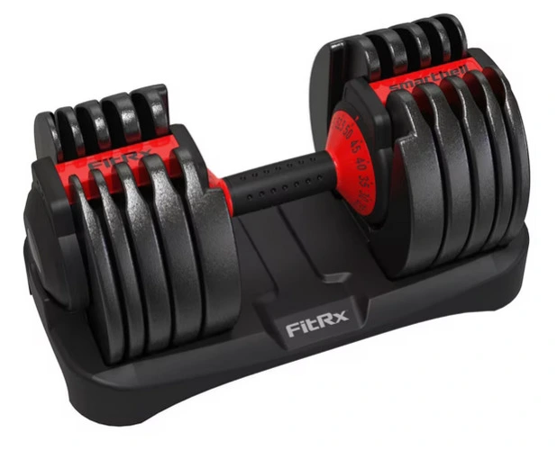FitRx SmartBell, Quick-Select Adjustable Dumbbells, 5-52.5 lbs