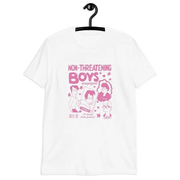 Non-threatening boys Simpsons t-shirt