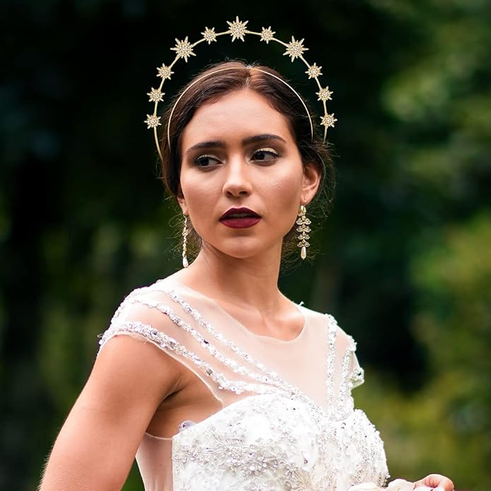 Star Halo Crown in Gold