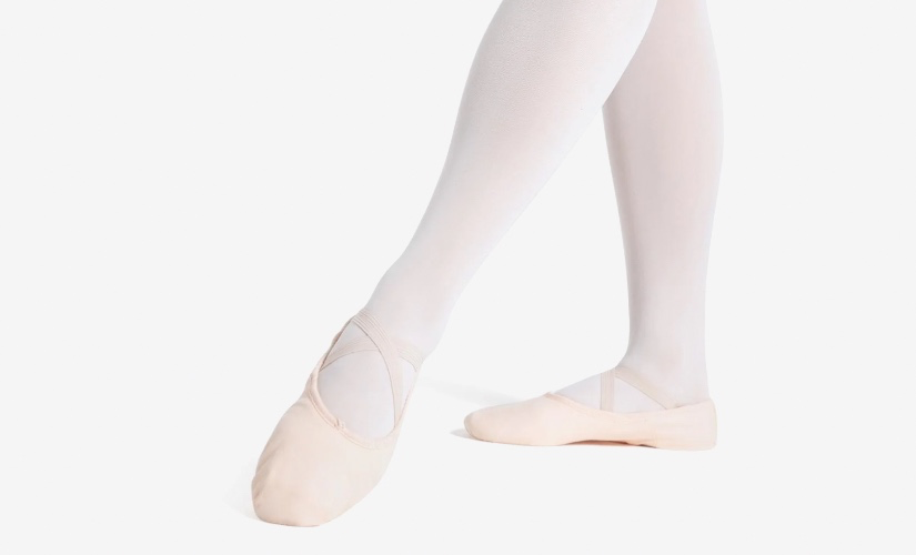Juliet Ballet Shoe in Light Pink Leather