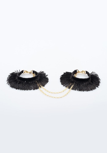 Fringe Handcuffs in Black