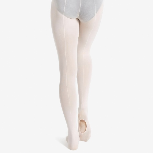 Tights with Back Seam in Ballet Pink