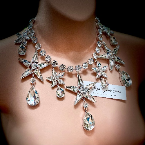 Crystal Cosmic Star Necklace