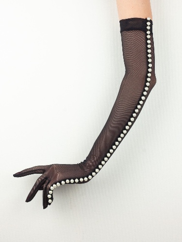 Black & Pearl Gloves