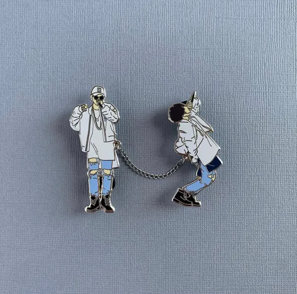 Tony Montana - BTS YoonMin Jimin and Yoongi Enamel Proof Pin