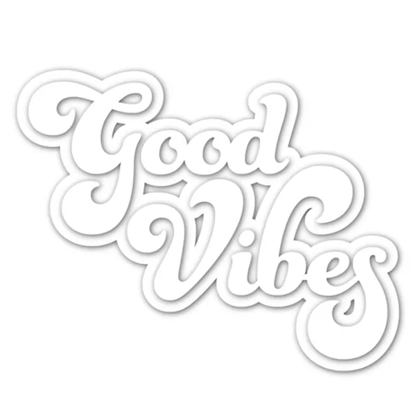 Simon Says Stamp GOOD VIBES Shadow Wafer Dies sssd111860