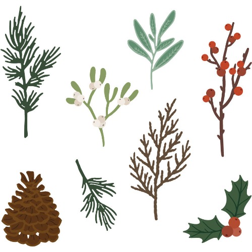 Lovely Layers: Winter Greenery - Honey Cuts | Default Title