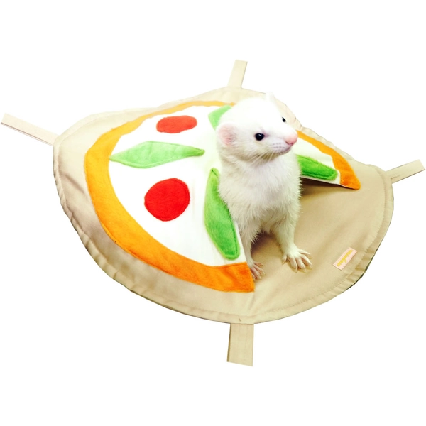 Pizza bed for ferret from Rakuten