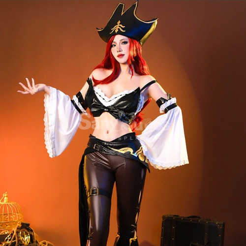 Game League of Legends Cosplay Miss Fortune Cosplay Costume - Costume(Hat not included) / L