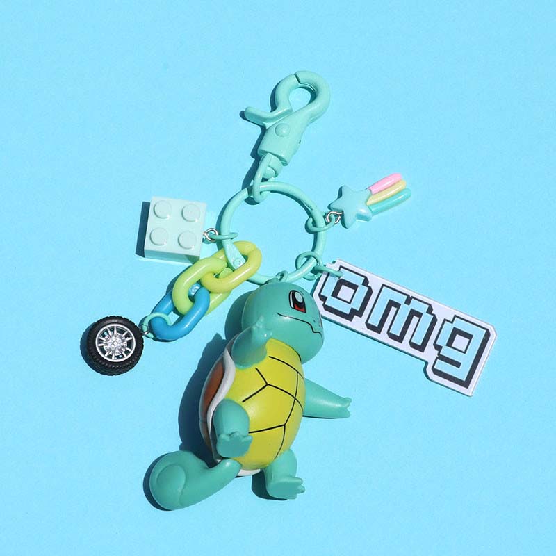 Pokemon Lover Keychain with Accessories - E