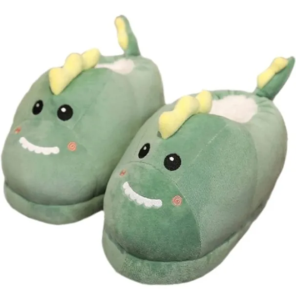 HANDKEI Cute cartoon animal slippers super soft winter plush slippers warm indoor slippers 35-42 EU