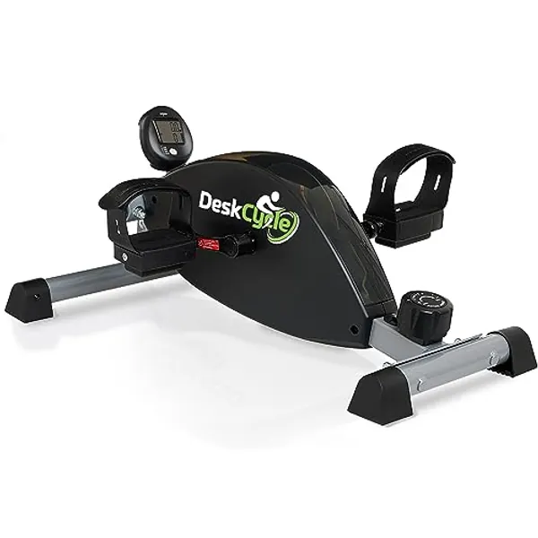 DeskCycle Under Desk Bike Pedal Exerciser - Stationary Bikes for Home & Office - Standard and Adjustable Height Versions