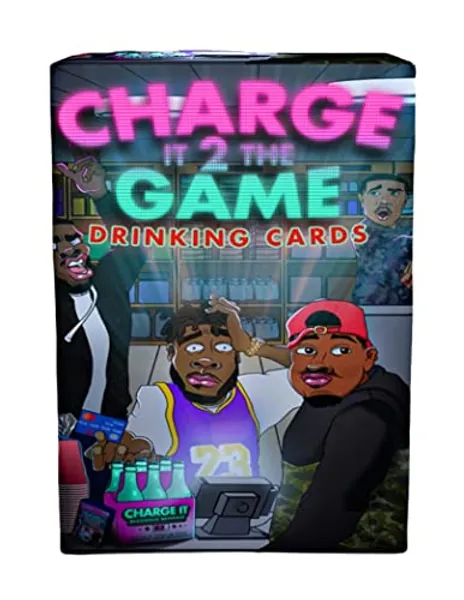 Charge It 2 The Game Drinking Cards (First Edition - Drinking Card Game for Adults - Fun Games for Adult Game Nights - Party Games - 21st Birthday Gift - Bachelorette Party Games - Vacation Games