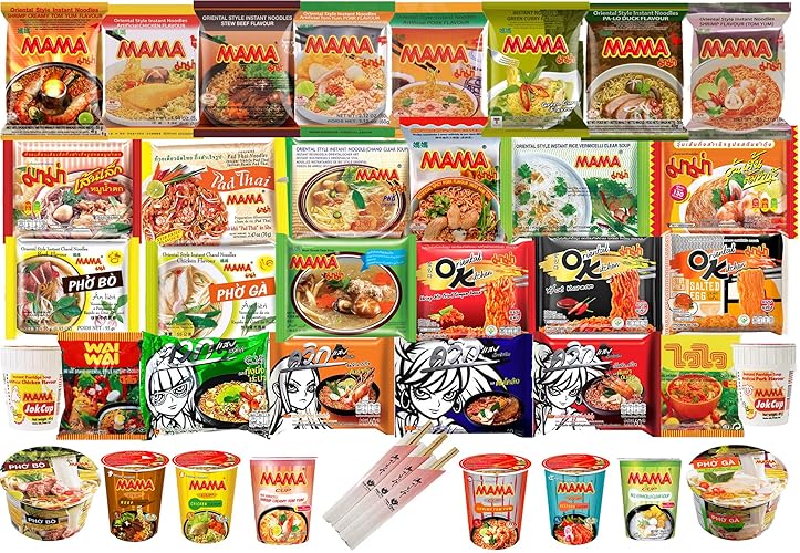 Thai Ramen Noodles Variety Pack