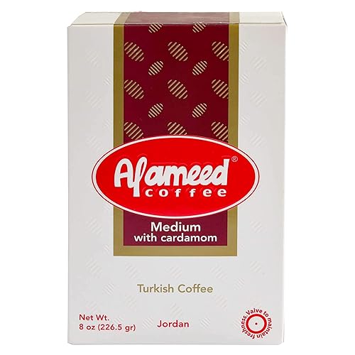 Al Ameed Coffee (Medium Roast with Cardamom, Pack - 1)