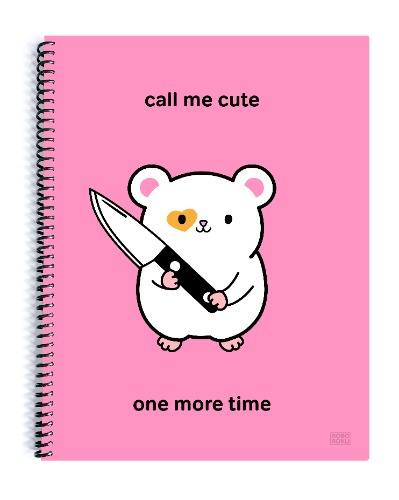 Call Me Cute Daisy Spiral Notebook - Lined