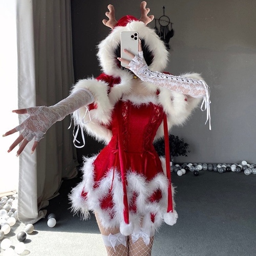 Santa's Lil Vixen Cosplay - With Cloak