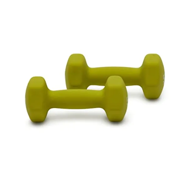 Amazon Basics Neoprene Coated Hexagon Workout Dumbbell Hand Weight