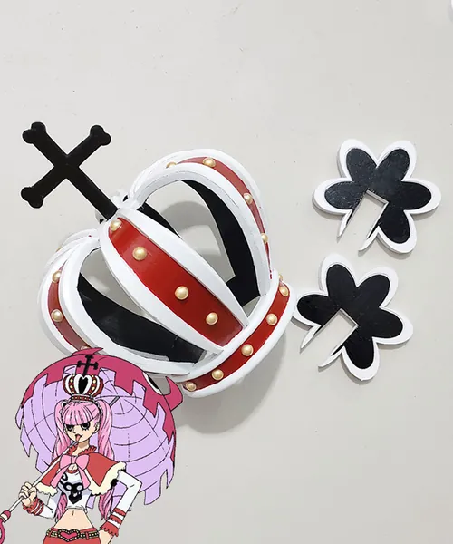 One Piece Perona Krone und Kopfbedeckung Cosplay Accessoire Requisite
