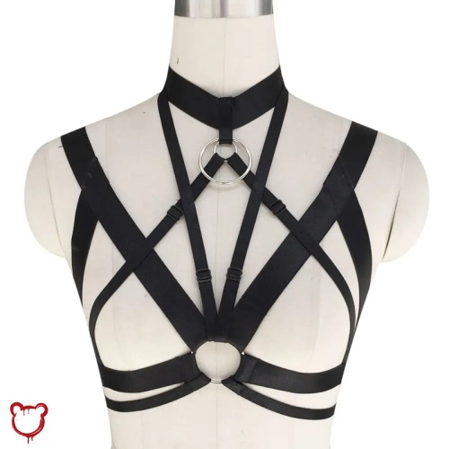 Gothic O' Ring Harness - Hot Mess