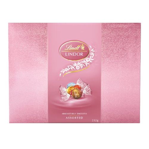 Lindt Lindor Pink Assorted Gift Box 232g