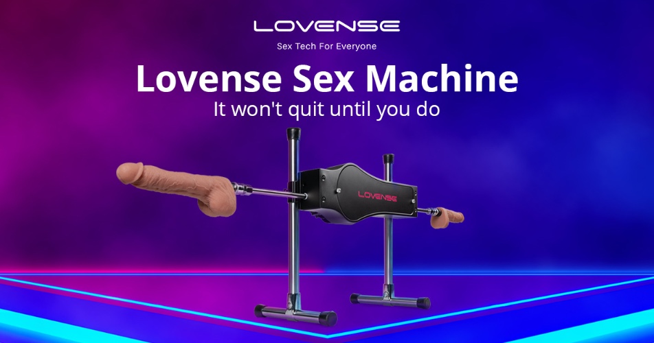 Lovense® Sex Machine: App-controlled automatic thrusting sex machine!