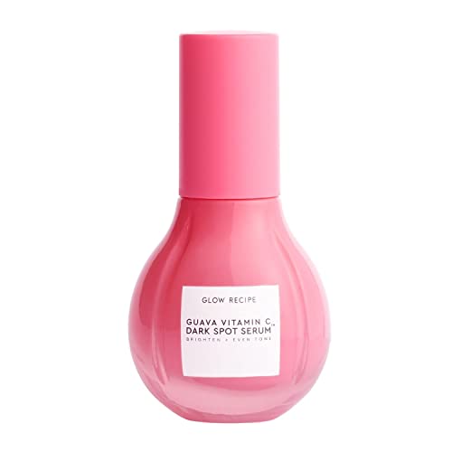Glow Recipe Guava Vitamin C Face Serum - Dark Spot Korean Brightening Serum for Face with Tranexamic, Ferulic Acid & Vitamin E for Even Tone & Glowing Skin - Stable Vitamin C Skin Care (30ml)