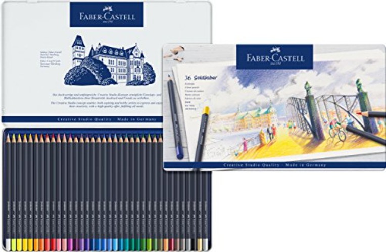 Faber-Castell - Goldfaber Color Pencils - Tin of 36 colours