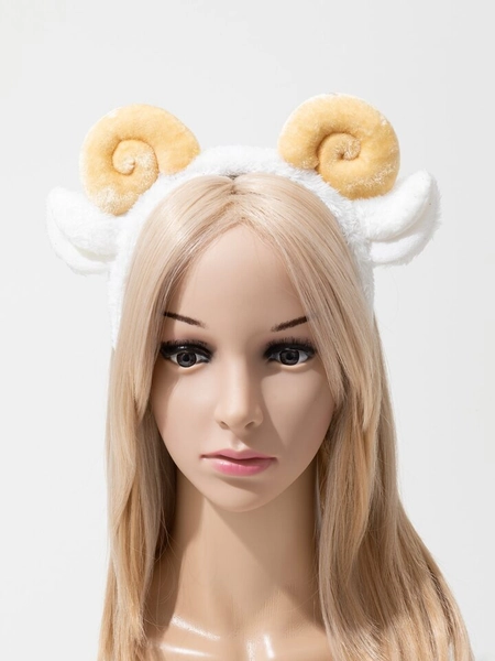 Får Horn Dekor Kostym Pannband