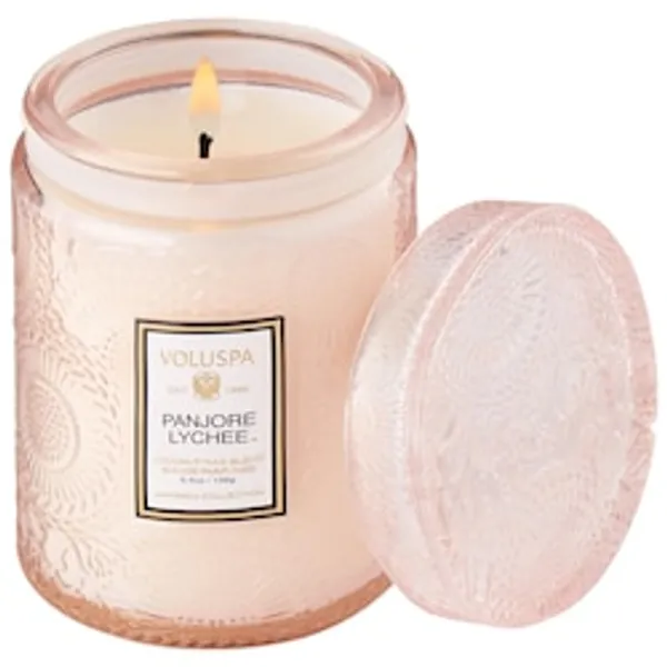 Panjore Lychee Glass Jar Candle