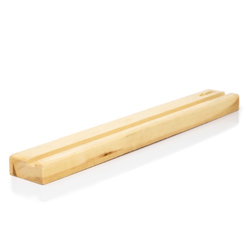 MÖNKE Vinyl Record Wall Mount - an Elegant Display Ledge Made from Solid Wood - This Vinyl Record Shelf Holds Single and Double LPs (Pine) - 1 Pine