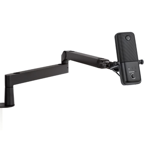 Elgato Wave:3 Mikrofon Mit Mic Arm Low Profile, Voll Einstellbar Mit Kabelkanal, Ideal Für Podcasts, Streaming, Gaming, Homeoffice, Kostenlose Mixing-Software, Plug & Play Für Mac, PC